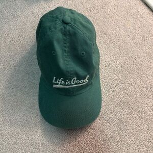 Life Is Good Forest Green Hat
